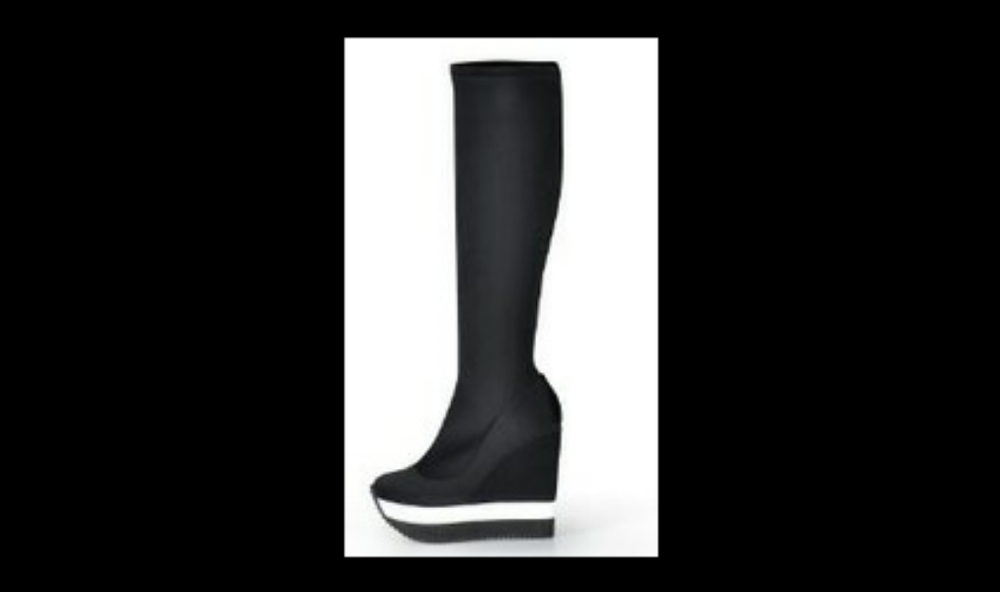 Over the Knee Wedge Sneakers